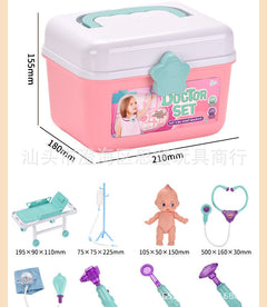 Carrying case for kids medical playset