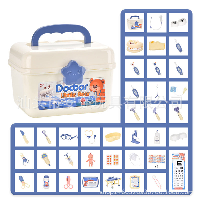 Eco-friendly plastic medical tools for kids