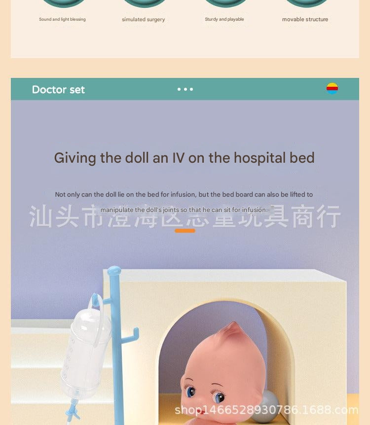 Children's medical playset accessories