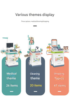 Pretend doctor playset educational tools
