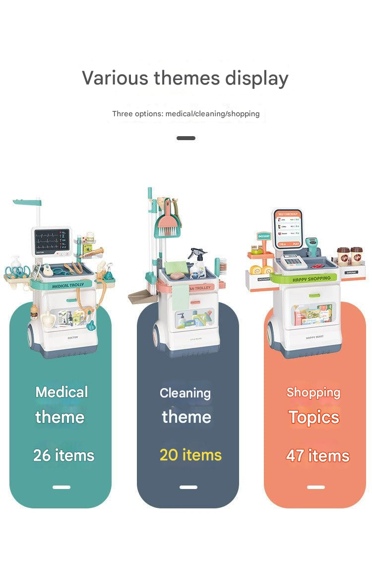 Pretend doctor playset educational tools