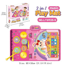 Kids Learning Drum Set Components