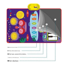 Child-Safe Music Mat for Young Musicians