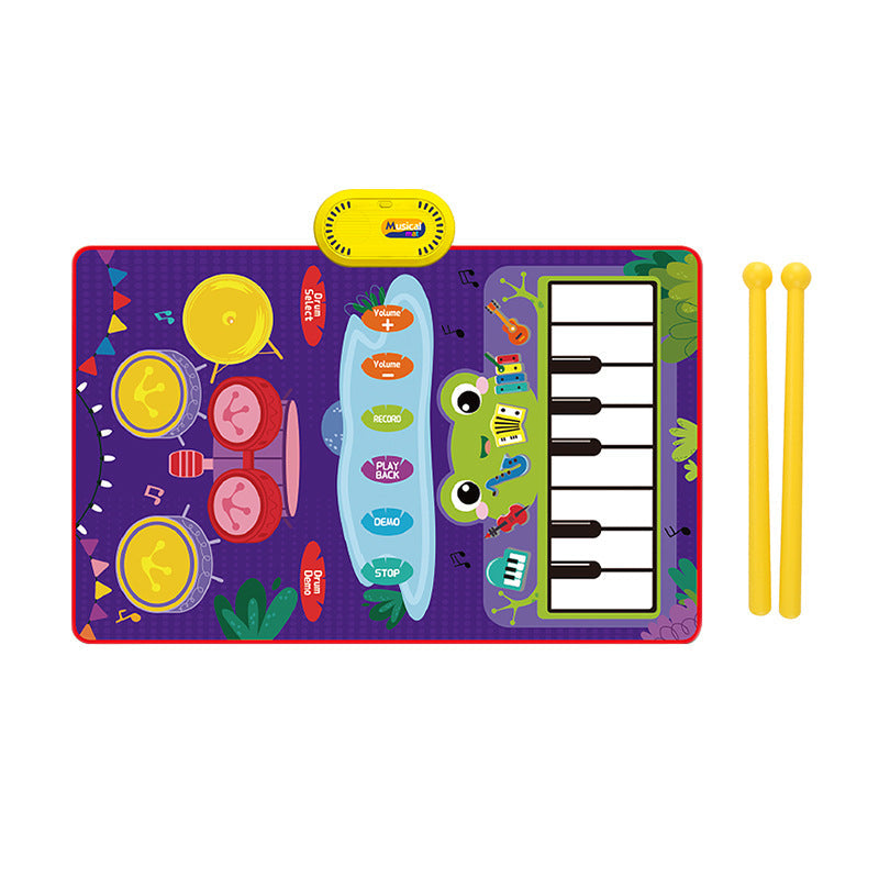 Kids Learning Drum Set Components