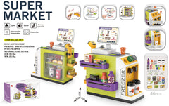 Interactive children's playset with BBQ grill