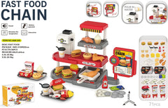 Children role-playing at the Mini Supermarket