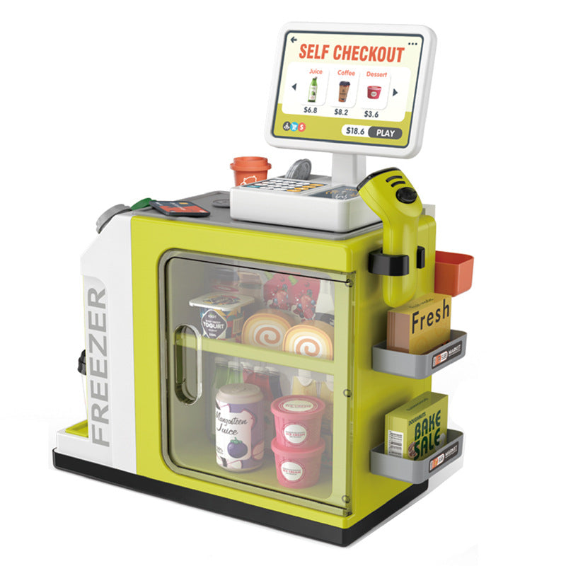 Interactive children's playset with BBQ grill