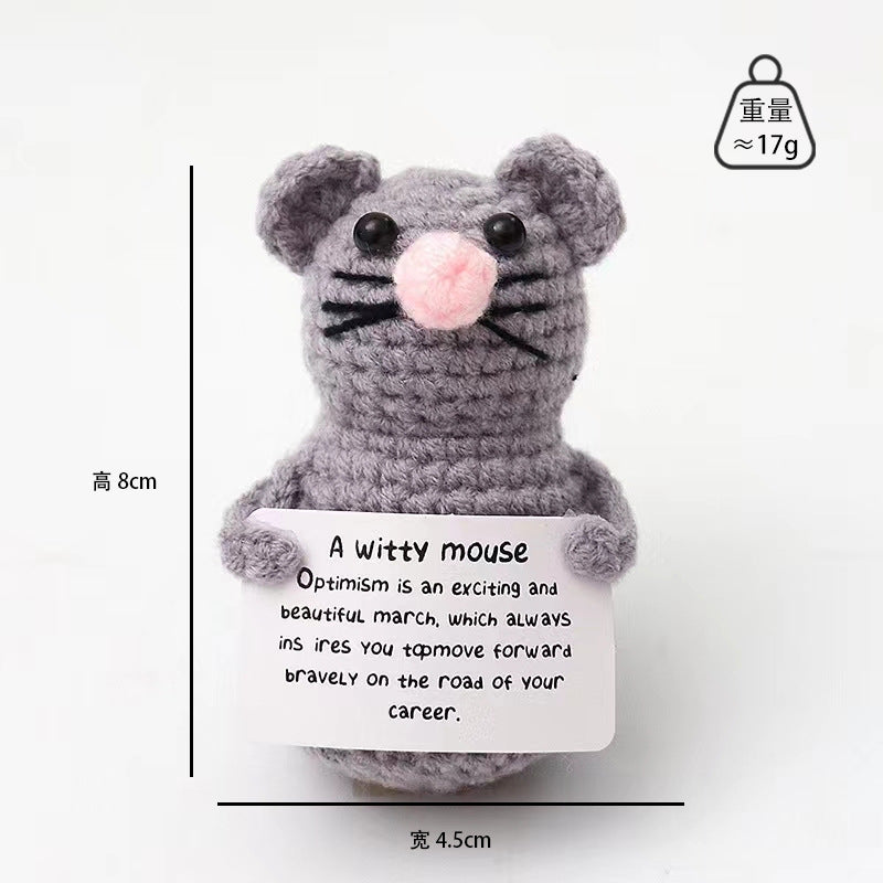 Whimsical knitted decor for children