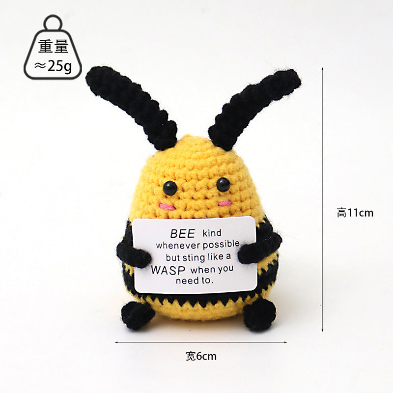 Artisan crafted sunflower plush doll