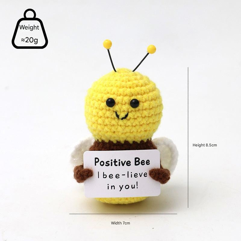 Vibrant crochet sunflower plush toy front view
