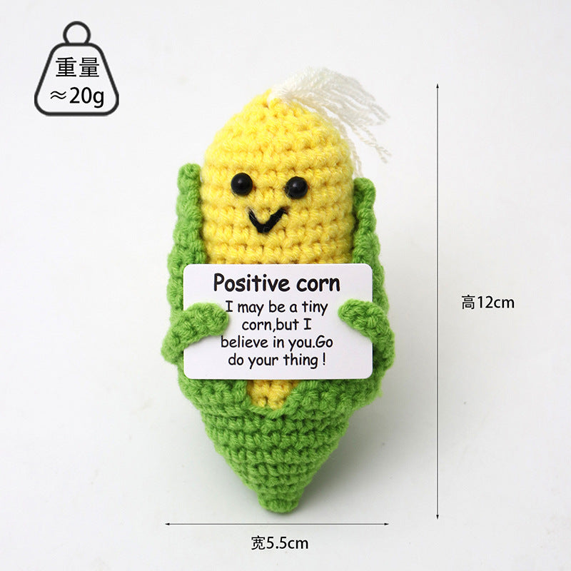 Handmade plush flowers displayed