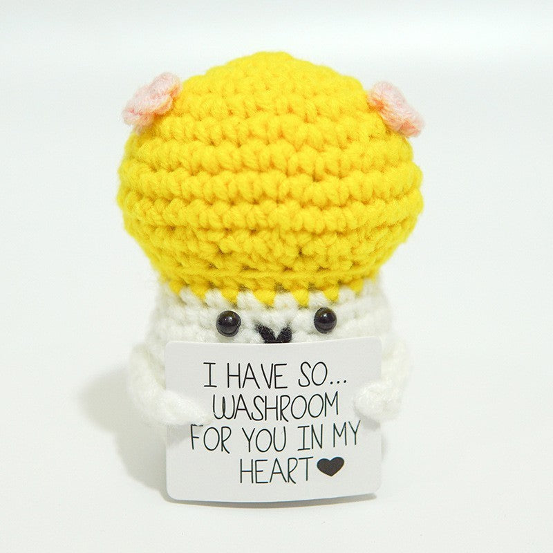Plush sunflower toy on a shelf