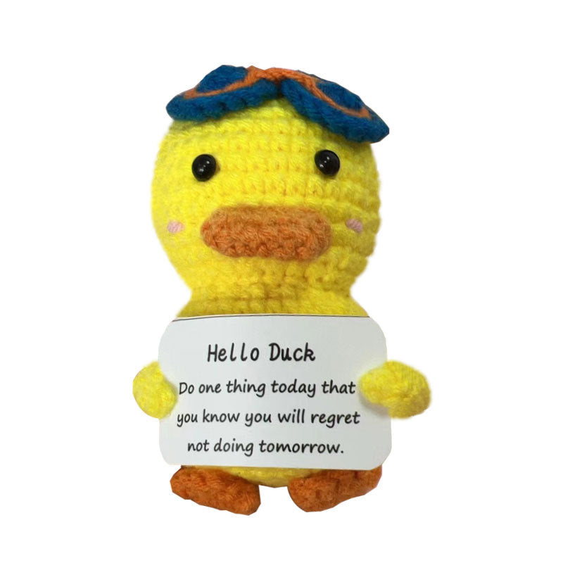 Artisan crafted sunflower plush doll