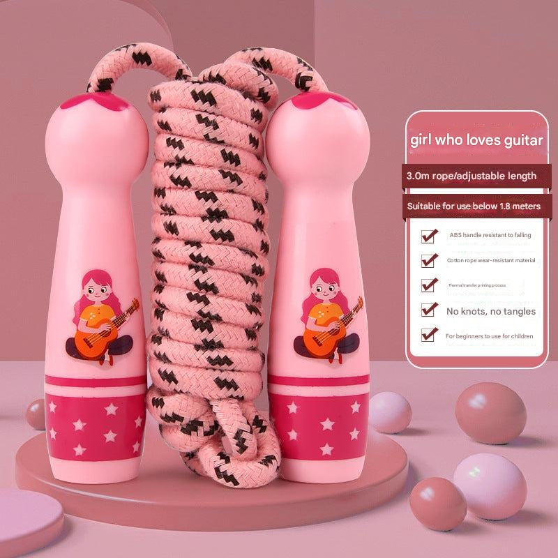 Durable skipping rope for children training