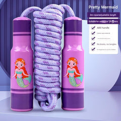 High-quality PVC kids jump rope displayed