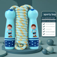 Adjustable jump rope for children with foam handles