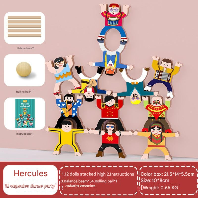 Building blocks game set up for play image 9