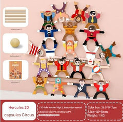 Excited toddlers with educational stacking toys image 8