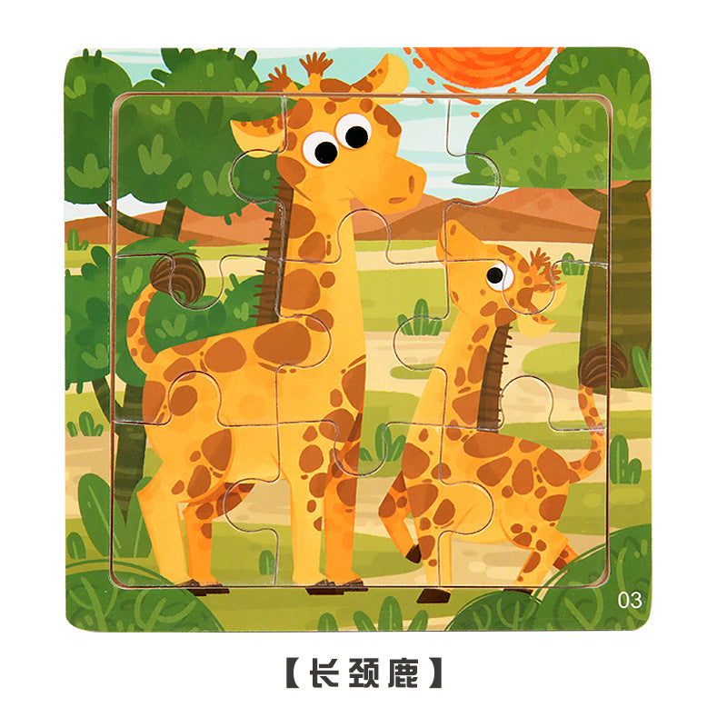 Child-friendly non-toxic wooden blocks