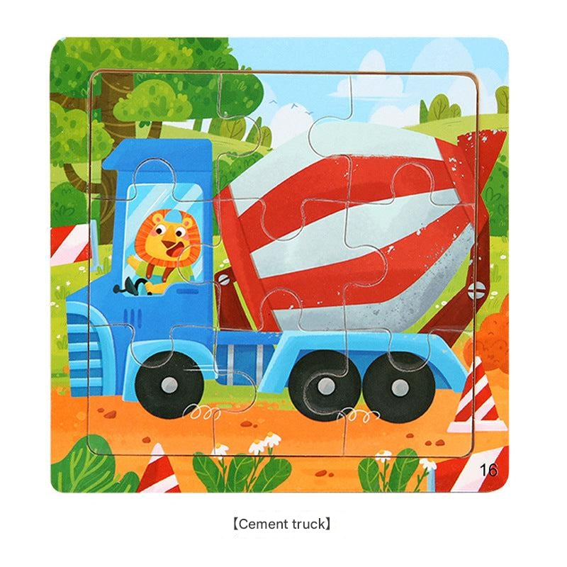 Interactive 3D puzzle toy for early learners
