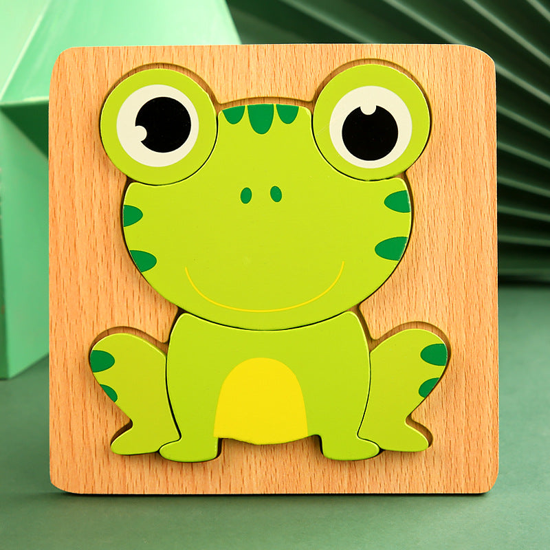 Interactive 3D puzzle toy for early learners