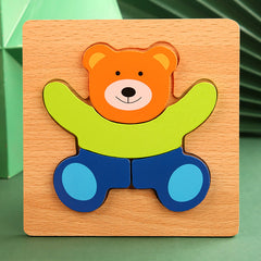 Wooden blocks promoting cognitive skills