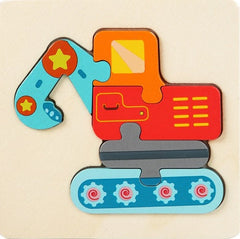 Wooden blocks promoting cognitive skills