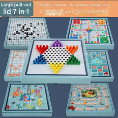 Flying Chess board part of multi-game set