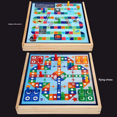 children enjoying the Multi-Game Chess Set together