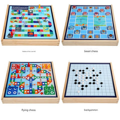 animal chess pieces from educational game set