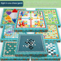 Flying Chess board part of multi-game set