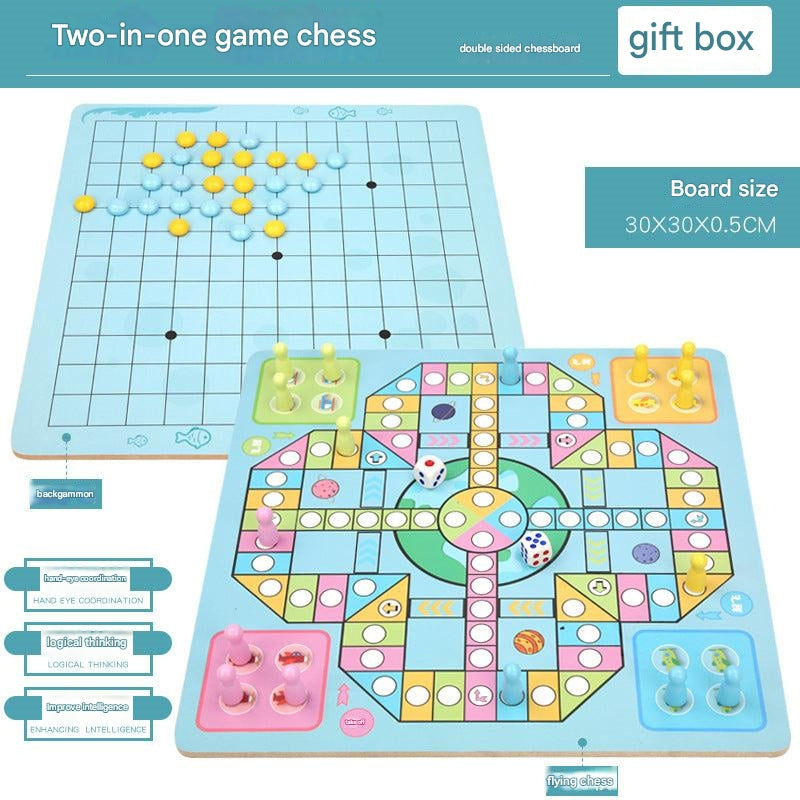animal chess pieces from educational game set