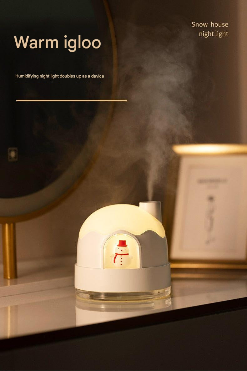 Mini humidifier with subtle lighting effect