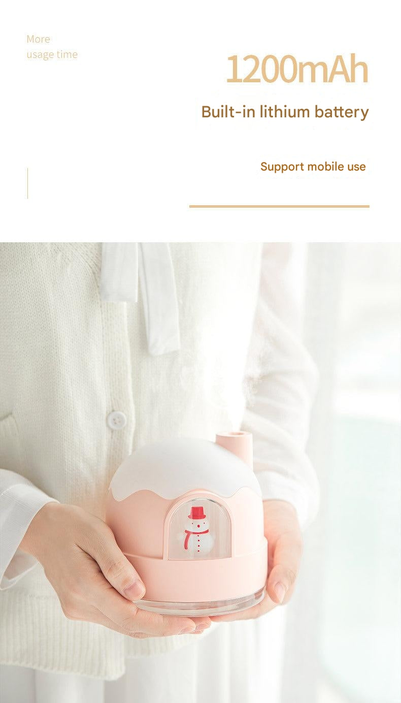 USB powered humidifier for easy connectivity