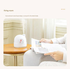 Cute Mini USB Humidifier with snow hut design