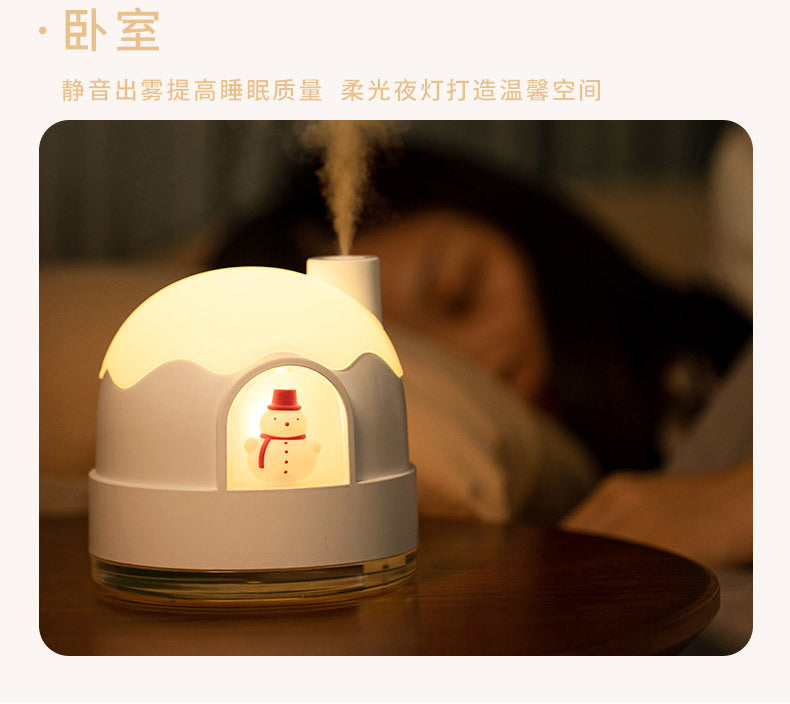 Mini humidifier showcasing humidification process