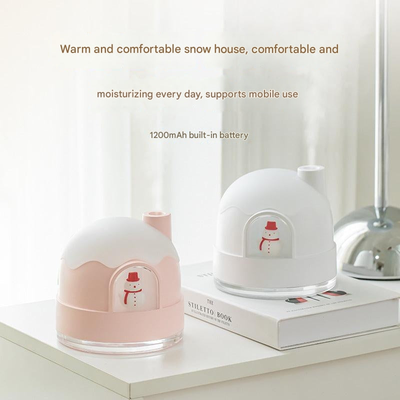 USB Humidifier for desktop use with night light