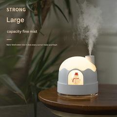 Mini humidifier showcasing humidification process