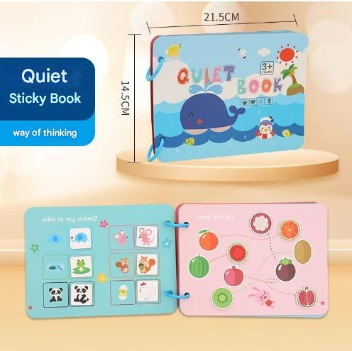 Learning activities in Dinosaur Quiet Book