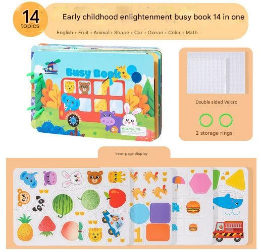 Eco-friendly paper used in quiet book