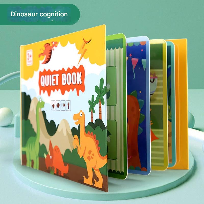 Educational stickers in Dinosaur Book
