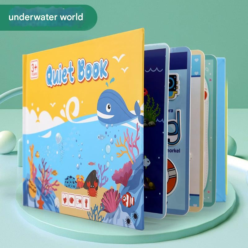 Learning activities in Dinosaur Quiet Book