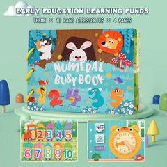 Learning activities in Dinosaur Quiet Book
