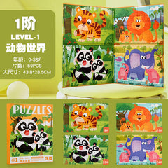 Gender-neutral magnetic puzzle toy for kids