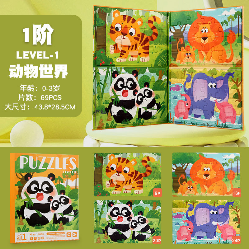 Gender-neutral magnetic puzzle toy for kids