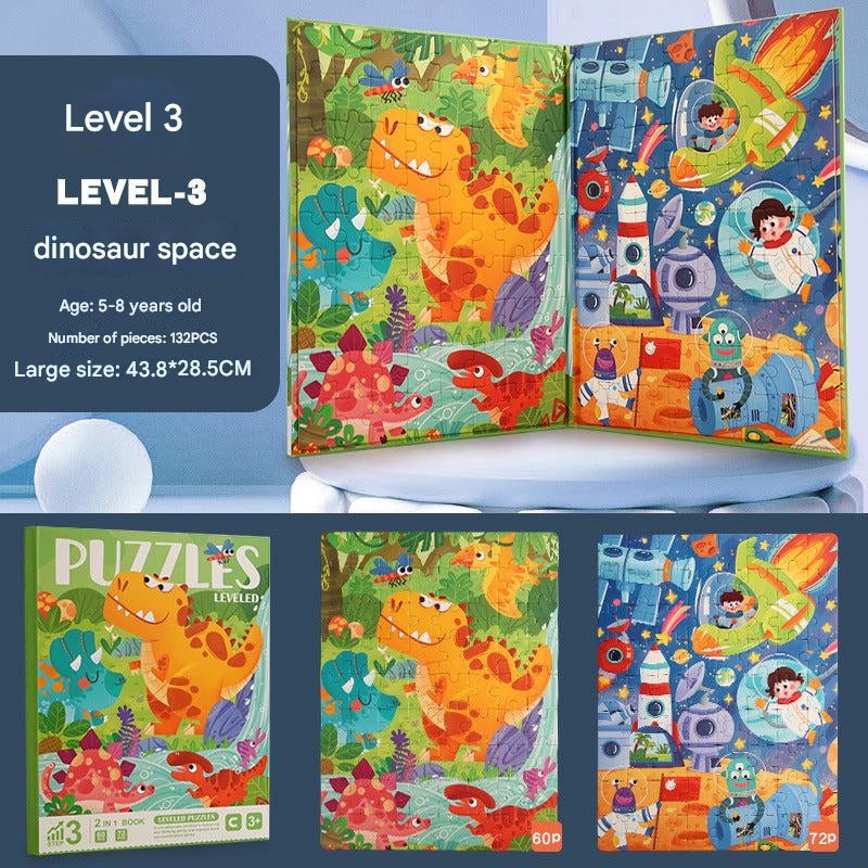 Child engaging with educational puzzle set