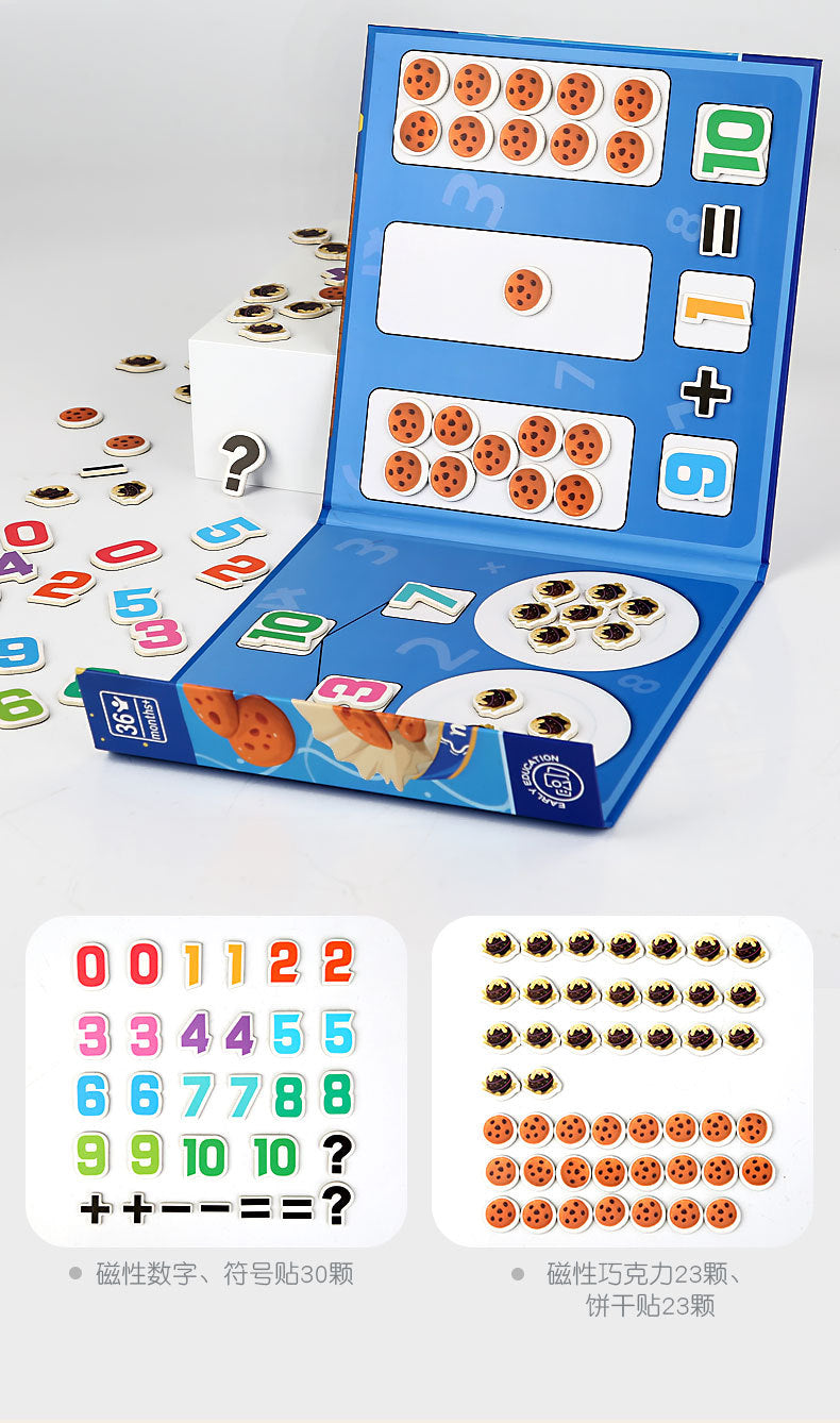 Children engaging with Magnetic Number Toy