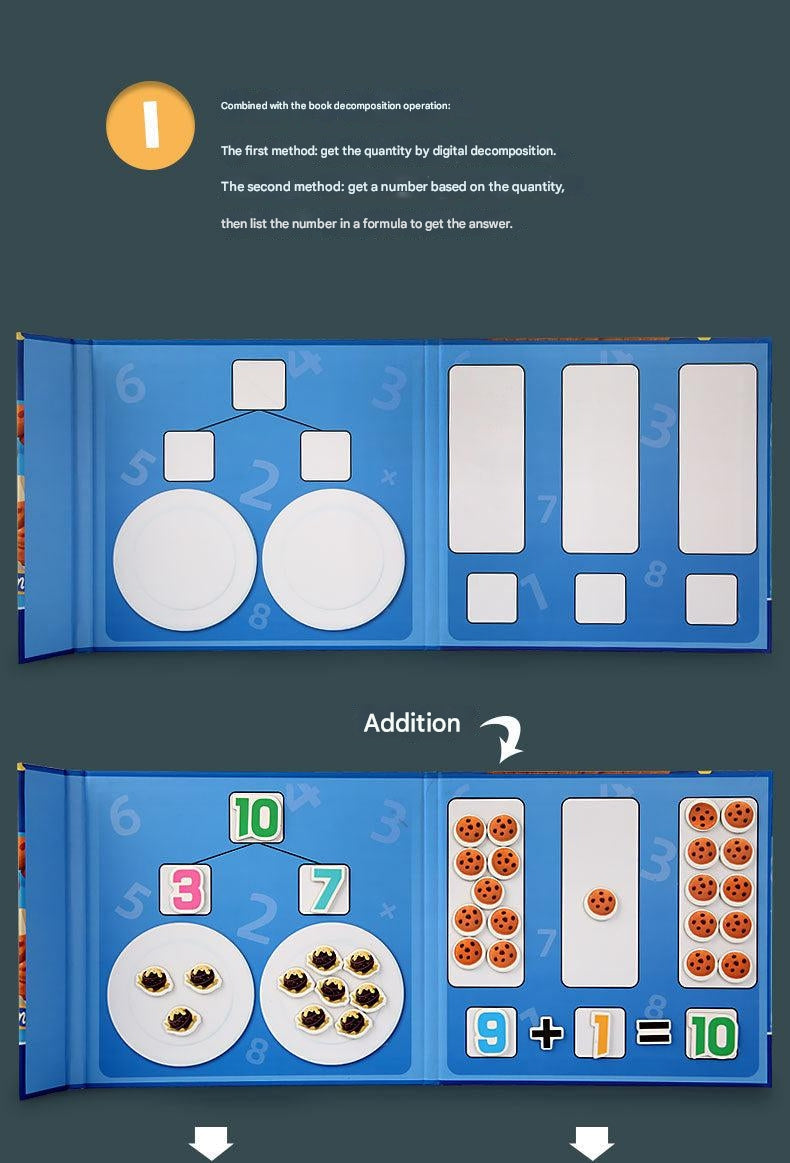 Educational Toy for preschoolers with magnetic elements