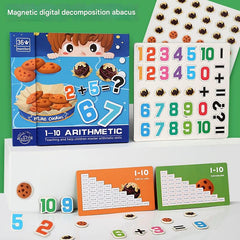 Interactive Math Toy displaying number pieces