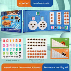 Children engaging with Magnetic Number Toy